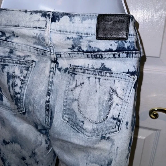 True‎ Religion Casey Low Rise Super Skinny Tie-Dye Jeans - Picture 4 of 7
